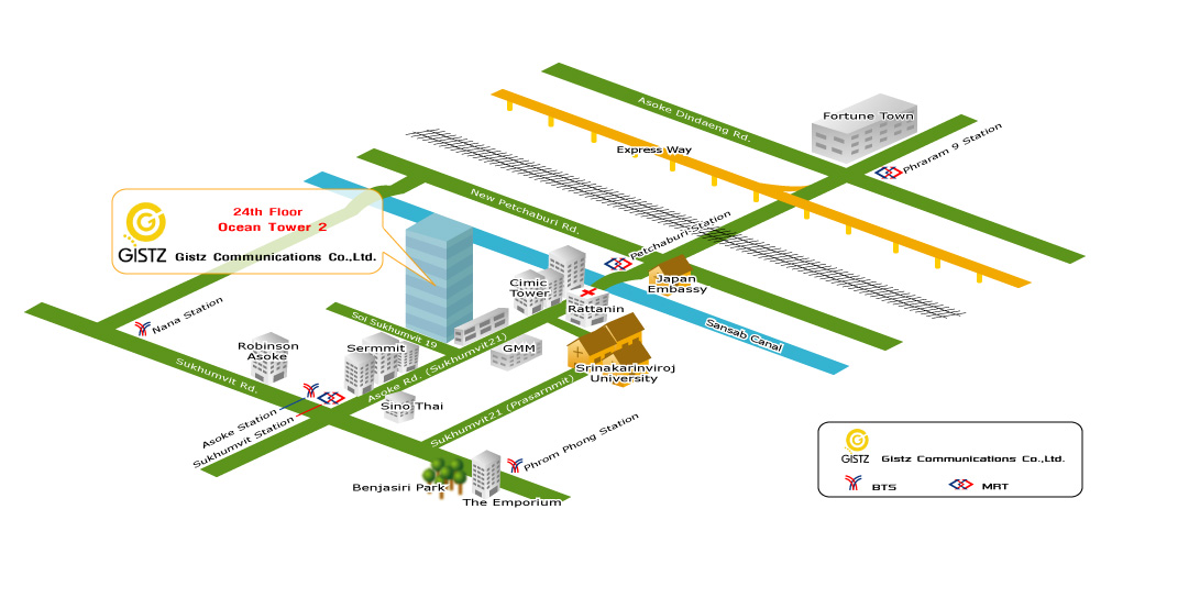 Map Gistz Communications Co.,Ltd. , Ocean Tower2 Bldg.,